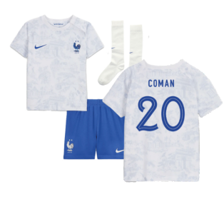 2022-2023 France Away Little Boys Mini Kit (Coman 20)