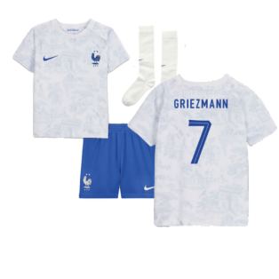 2022-2023 France Away Little Boys Mini Kit (Griezmann 7)