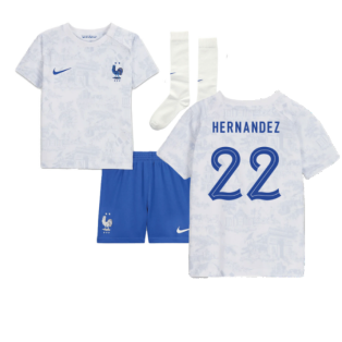 2022-2023 France Away Little Boys Mini Kit (Hernandez 22)