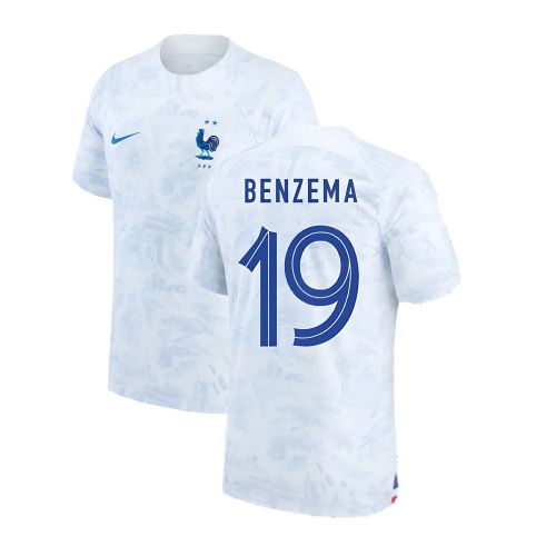2022-2023 France Away Shirt (BENZEMA 19)