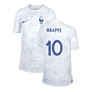 2022-2023 France Away Shirt (Kids) (Mbappe 10)