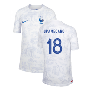 2022-2023 France Away Shirt (Kids) (Upamecano 18)