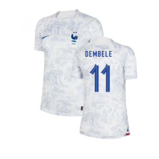 2022-2023 France Away Shirt (Ladies) (Dembele 11)