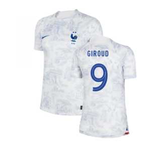 2022-2023 France Away Shirt (Ladies) (Giroud 9)