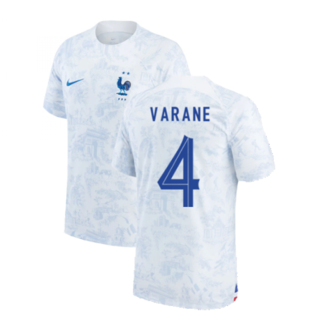 2022-2023 France Away Shirt (VARANE 4)