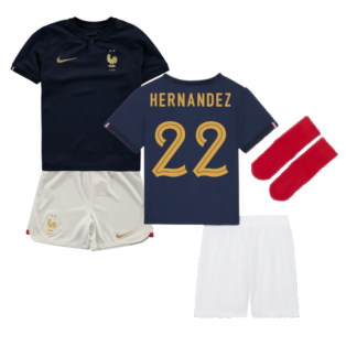 2022-2023 France Home Little Boys Mini Kit (Hernandez 22)
