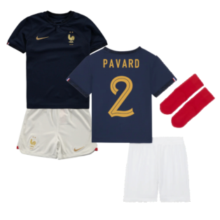 2022-2023 France Home Little Boys Mini Kit (Pavard 2)