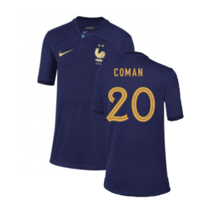 2022-2023 France Home Shirt - Kids (Coman 20)