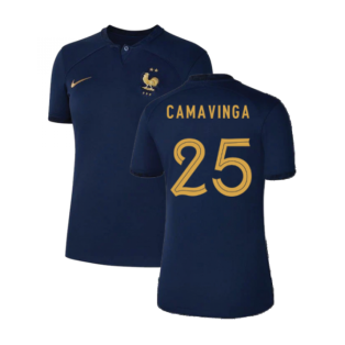 2022-2023 France Home Shirt (Ladies) (Camavinga 25)