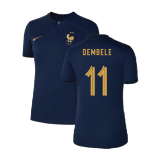 2022-2023 France Home Shirt (Ladies) (Dembele 11)