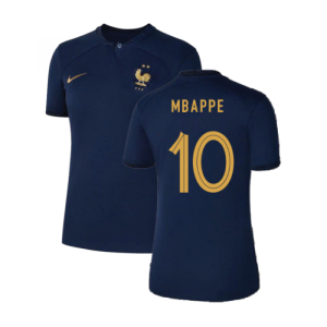2022-2023 France Home Shirt (Ladies) (Mbappe 10)