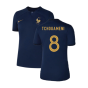 2022-2023 France Home Shirt (Ladies) (Tchouameni 8)