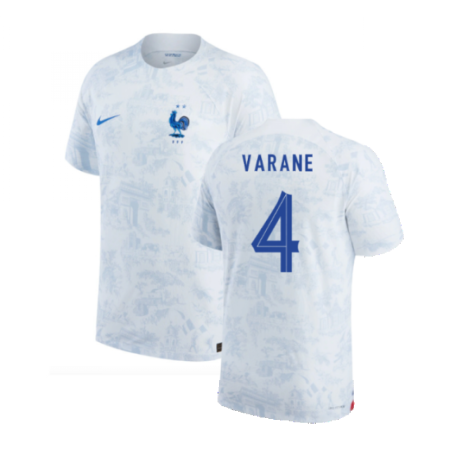 2022-2023 France Match ADV Dri-Fit Away Shirt (Varane 4)