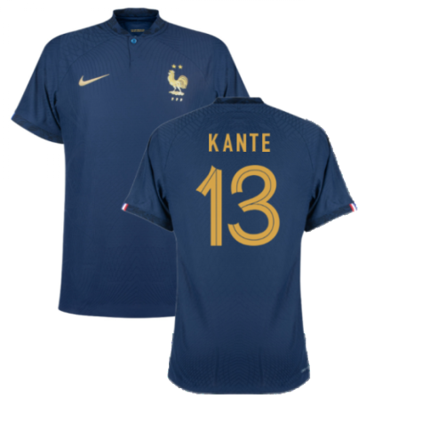 2022-2023 France Match Home Player Issue Shirt (KANTE 13)