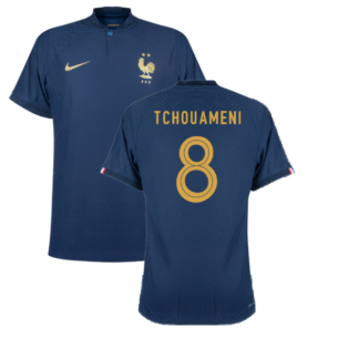 2022-2023 France Match Home Player Issue Shirt (TCHOUAMENI 8)