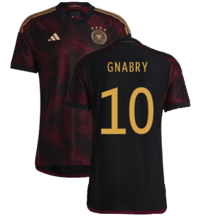 2022-2023 Germany Authentic Away Shirt (GNABRY 10)