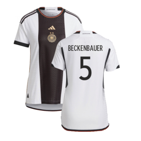 2022-2023 Germany Authentic Home Shirt (Ladies) (BECKENBAUER 5)