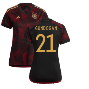 2022-2023 Germany Away Shirt (Ladies) (GUNDOGAN 21)
