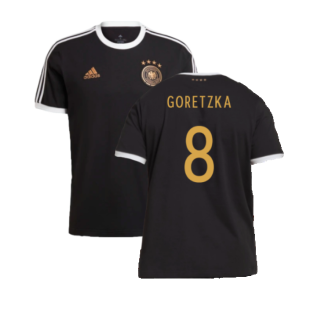 2022-2023 Germany DNA 3S Tee (Black) (Goretzka 8)
