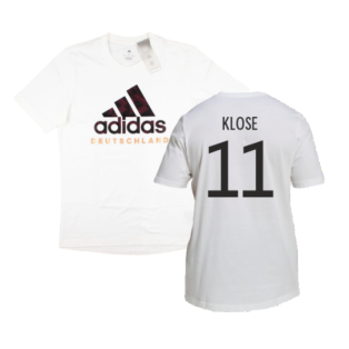 2022-2023 Germany DNA Graphic Tee (White) (Klose 11)
