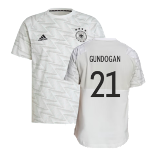 2022-2023 Germany Game Day Travel T-Shirt (White) (Gundogan 21)