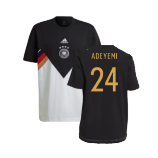 2022-2023 Germany Icon HIC Tee (Black) (Adeyemi 24)