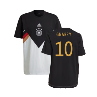 2022-2023 Germany Icon HIC Tee (Black) (Gnabry 10)