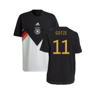 2022-2023 Germany Icon HIC Tee (Black) (Gotze 11)