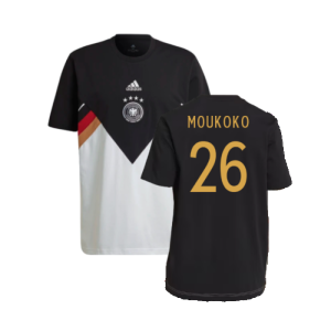 2022-2023 Germany Icon HIC Tee (Black) (Moukoko 26)