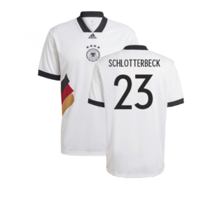2022-2023 Germany Icon Jersey (White) (Schlotterbeck 23)