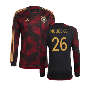 2022-2023 Germany Long Sleeve Away Shirt (Moukoko 26)