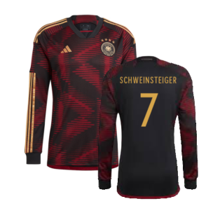 2022-2023 Germany Long Sleeve Away Shirt (Schweinsteiger 7)