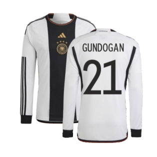2022-2023 Germany Long Sleeve Home Shirt (GUNDOGAN 21)