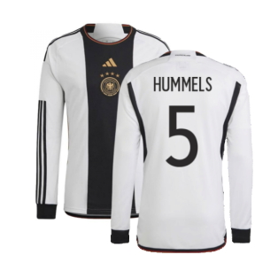 2022-2023 Germany Long Sleeve Home Shirt (HUMMELS 5)