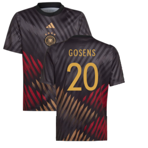 2022-2023 Germany Pre-Match Shirt (Black) - Kids (GOSENS 20)