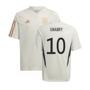 2022-2023 Germany Training Jersey (Alumina) - Kids (Gnabry 10)