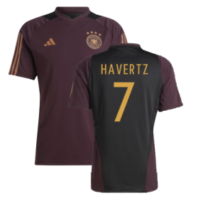 2022-2023 Germany Training Jersey (Shadow Maroon) (HAVERTZ 7)