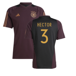 2022-2023 Germany Training Jersey (Shadow Maroon) (HECTOR 3)