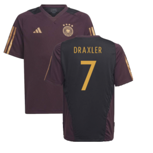 2022-2023 Germany Training Jersey (Shadow Maroon) - Kids (DRAXLER 7)