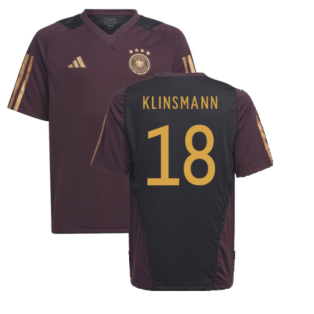 2022-2023 Germany Training Jersey (Shadow Maroon) - Kids (KLINSMANN 18)