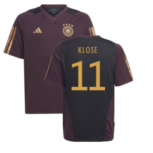 2022-2023 Germany Training Jersey (Shadow Maroon) - Kids (KLOSE 11)