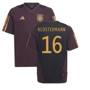 2022-2023 Germany Training Jersey (Shadow Maroon) - Kids (KLOSTERMANN 16)