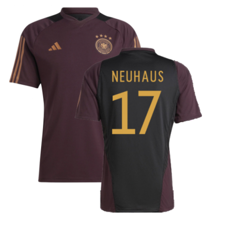 2022-2023 Germany Training Jersey (Shadow Maroon) (NEUHAUS 17)