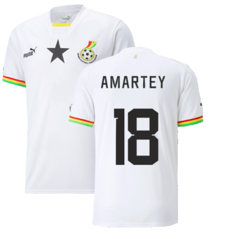 2022-2023 Ghana Home Shirt (AMARTEY 18)