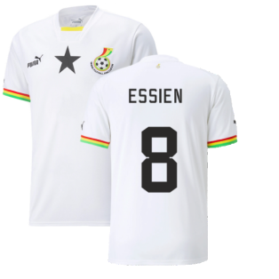 2022-2023 Ghana Home Shirt (ESSIEN 8)