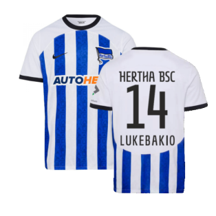 2022-2023 Hertha Berlin Home Shirt (Kids) (LUKEBAKIO 14)