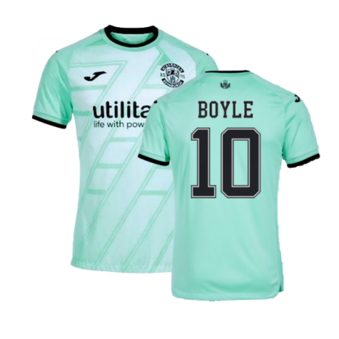 2022-2023 Hibernian Away Shirt (BOYLE 10)