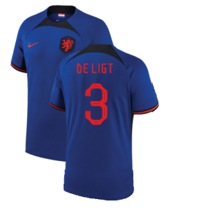 2022-2023 Holland Away Shirt (Kids) (DE LIGT 3)