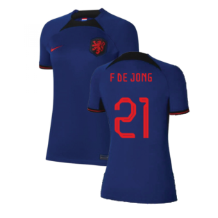 2022-2023 Holland Away Shirt (Ladies) (F De Jong 21)