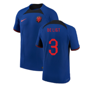 2022-2023 Holland Away Vapor Shirt (De Ligt 3)